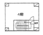 オルバス第一ビル　４F 間取り図