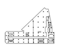 新橋駅前ビル1号館　403-1号室 間取り図