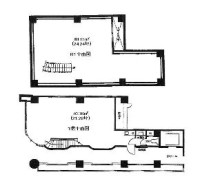 新橋MMビル　B1-1F 間取り図