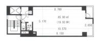 酒井ビル 5F 間取り図