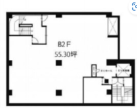 新橋第二中ビル　B2F 間取り図
