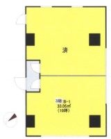 田村町ビル　3F-B1 間取り図