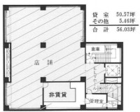 西新橋中ビル　B1F 間取り図