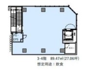 AIBA SHIMBASHI TOWER 4F 間取り図