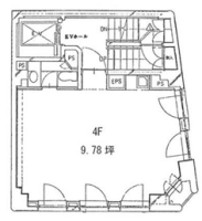 成瀬ビル　4F 間取り図