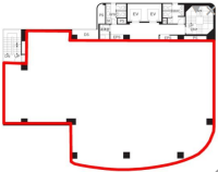 近鉄銀座中央通りビル　8F 間取り図
