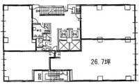 明宏ビル本館　5F 間取り図