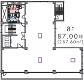 2東洋海事ビル　8F 間取り図